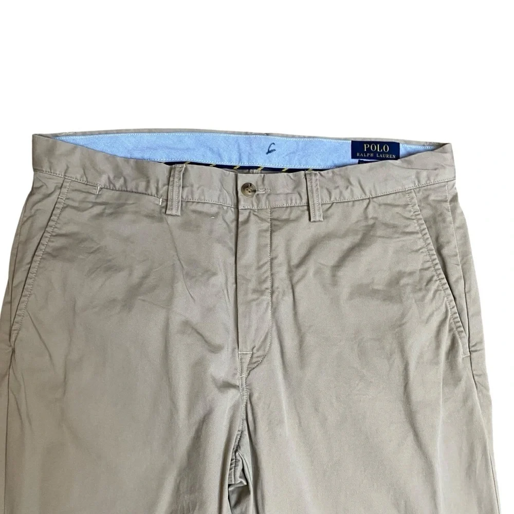 Polo Ralph Lauren Men’s 34x30 Stretch Straight Fit Chino Khaki Pants - Picture 4 of 13